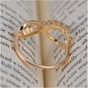 Jewelry 8 Infinity With Crystal Rings